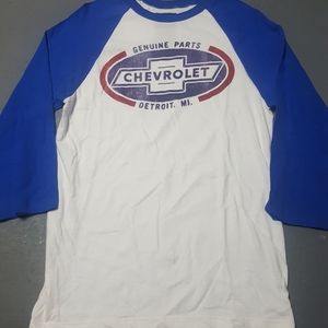 Chevrolet 3/4 length tee shirt.